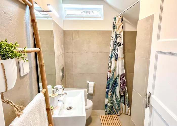 홈스테이 The Luzia House - 4br - Ac, Large Kitchen, Living Room, Free Parking, Gardens, Terraces, Sun Exposure Day - Coliving 푼샬