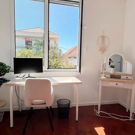 The Luzia House - 4br - Ac, Large Kitchen, Living Room, Free Parking, Gardens, Terraces, Sun Exposure Day - Coliving フンシャル